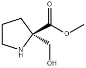 (R)-2-(羟甲基)吡咯烷-2-羧酸甲酯 结构式