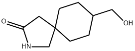 8-(羟甲基)-2-氮杂螺[4.5]癸-3-酮 结构式