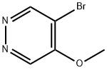 4-溴-5-甲氧基哒嗪 结构式
