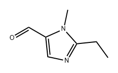 2-乙基-1-甲基-1H-咪唑-5-甲醛 结构式