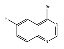 Quinazoline, 4-bromo-6-fluoro- 结构式