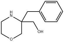 (3-benzylmorpholin-3-yl)methanol 结构式