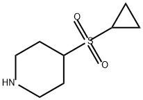 4-(环丙基磺酰基)哌啶- 结构式