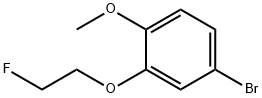 Benzene, 4-bromo-2-(2-fluoroethoxy)-1-methoxy- 结构式