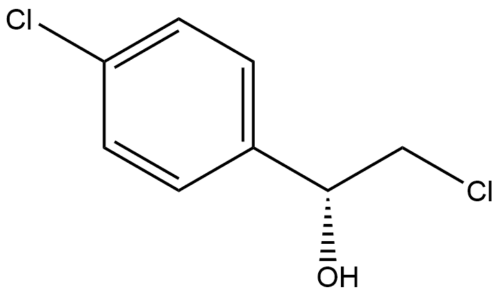 (1R)-2-氯-1-(4-氯苯基)乙醇 结构式