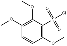 2,3,6-三甲氧基苯磺酰氯 结构式