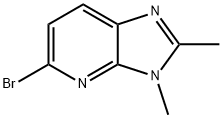 5-bromo-2,3-dimethyl-3H-imidazo[4,5-b]pyridine 结构式