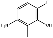 3-氨基-6-氟-2-甲基苯酚 结构式