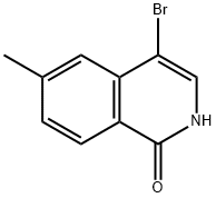 4-Bromo-6-methylisoquinolin-1(2H)-one 结构式