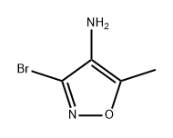 3-溴-5-甲基异噁唑-4-胺 结构式