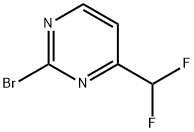 2-溴-4-(二氟甲基)嘧啶 结构式