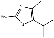 2-溴-5-异丙基-4-甲基噻唑 结构式