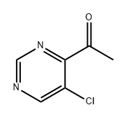 1-(5-氯-4-嘧啶基)乙酮 结构式