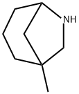 1-methyl-6-azabicyclo[3.2.1]octane hydrochloride 结构式