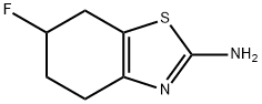 2-Benzothiazolamine, 6-fluoro-4,5,6,7-tetrahydro- 结构式