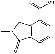 1H-异吲哚-4-羧酸,2,3-二氢-2-甲基-1-氧代- 结构式