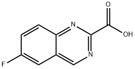 6-氟喹唑啉-2-羧酸 结构式