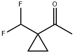 1-(1-(二氟甲基)环丙基)乙-1-酮 结构式