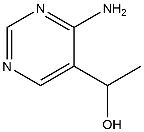 1-(4-氨基嘧啶-5-基)乙-1-醇 结构式