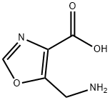 5-(氨甲基)唑-4-羧酸 结构式