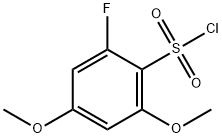 2-氟-4,6-二甲氧基苯磺酰氯 结构式