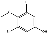 3-溴-5-氟-4-甲氧基苯酚 结构式