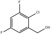 Benzenemethanol, 2-chloro-3,5-difluoro- 结构式