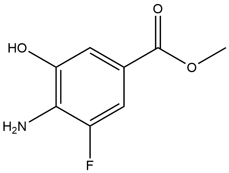 Methyl 4-amino-3-fluoro-5-hydroxybenzoate 结构式