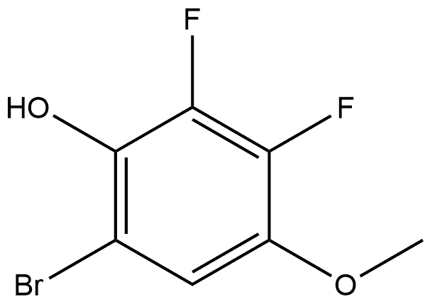 6-溴-2,3-二氟-4-甲氧基苯酚 结构式