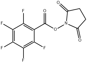 N-Succinimidyl
pentafluorobenzoate 结构式