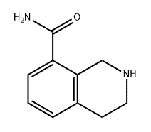 1,2,3,4-四氢异喹啉-8-甲酰胺 结构式