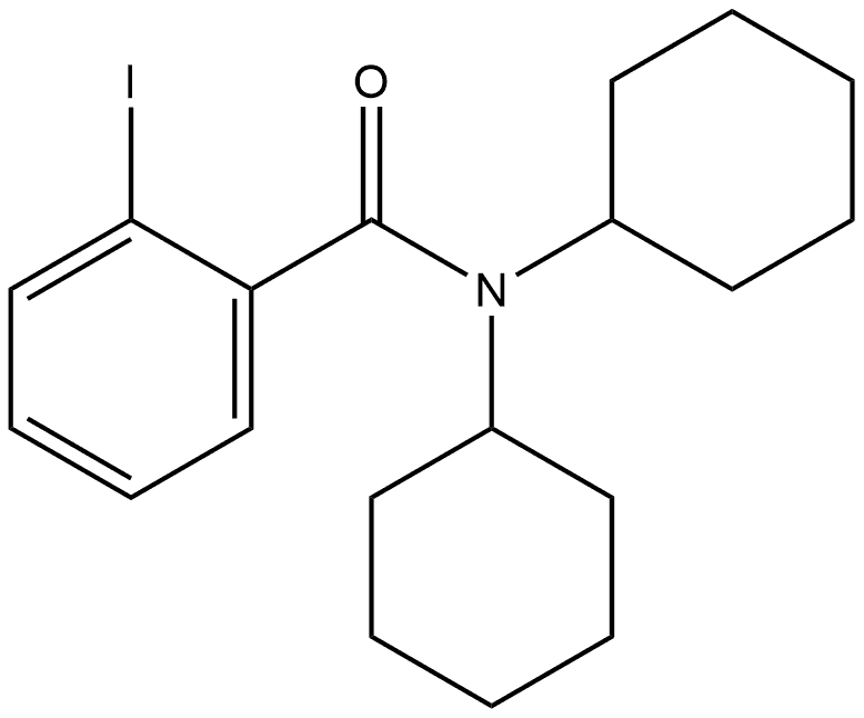 N,N-Dicyclohexyl-2-iodobenzamide 结构式