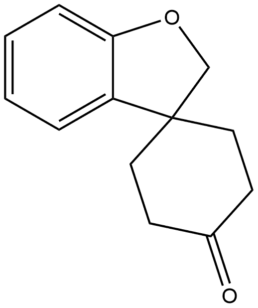 Spiro[benzofuran-3(2H),1'-cyclohexan]-4'-one 结构式