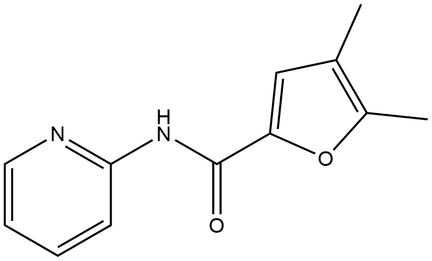 4,5-Dimethyl-N-2-pyridinyl-2-furancarboxamide 结构式