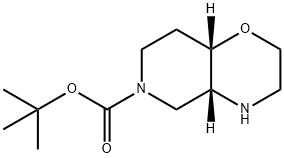 (4AR,8AS)-六氢-2H-吡啶并[4,3-B][1,4]噁嗪-6(7H)-羧酸叔丁酯 结构式