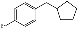 1-溴-4-(环戊基甲基)苯 结构式