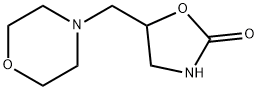 2-Oxazolidinone, 5-(4-morpholinylmethyl)- 结构式