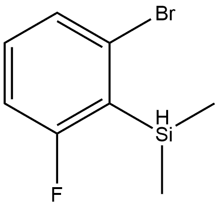 1-Bromo-2-(dimethylsilyl)-3-fluorobenzene 结构式