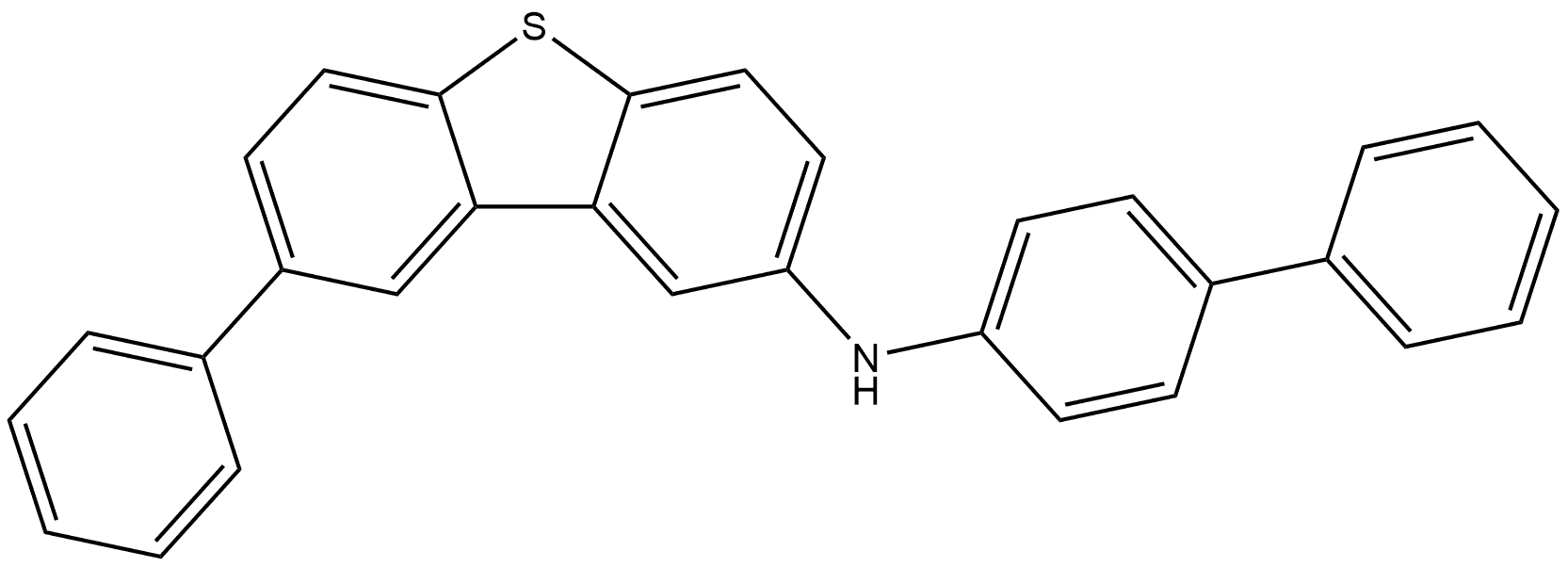 N- ([1,1'-联苯]-4-基) -8-苯基二苯并[B,D]噻吩-2-胺 结构式