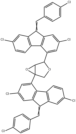 苯芴醇杂质B 结构式