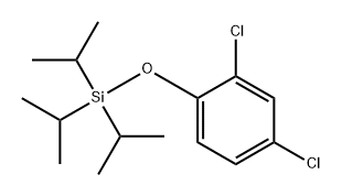 Benzene, 2,4-dichloro-1-[[tris(1-methylethyl)silyl]oxy]- 结构式