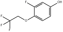 3-Fluoro-4-(2,2,2-trifluoroethoxy)phenol 结构式