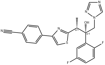 艾沙康唑杂质 14 结构式