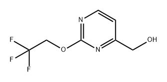 2-(2,2,2-三氟乙氧基)-4-嘧啶甲醇 结构式