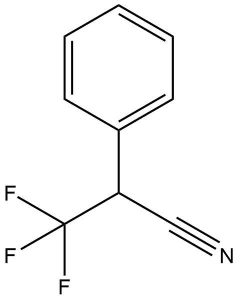 3,3,3-三氟-2-苯基丙腈 结构式