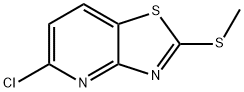 5-氯-2-(甲硫基)噻唑并[4,5-B]吡啶 结构式