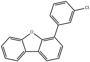 Dibenzofuran, 4-(3-chlorophenyl)- 结构式