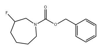 1-CBZ-3-氟氮杂环庚烷 结构式