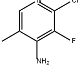 2-氯-3-氟-5-甲基吡啶-4-胺 结构式