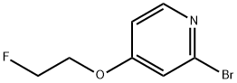 2-溴-4-(2-氟乙氧基)吡啶 结构式